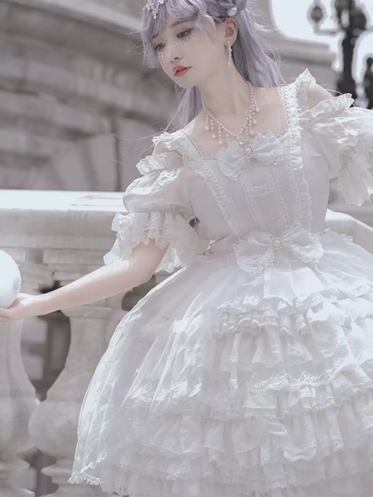 Poetry Flower Wedding Lolita Dress CAT0026