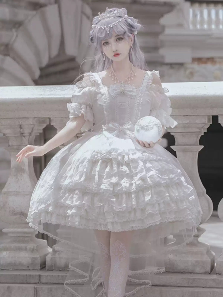Poetry Flower Wedding Lolita Dress CAT0026