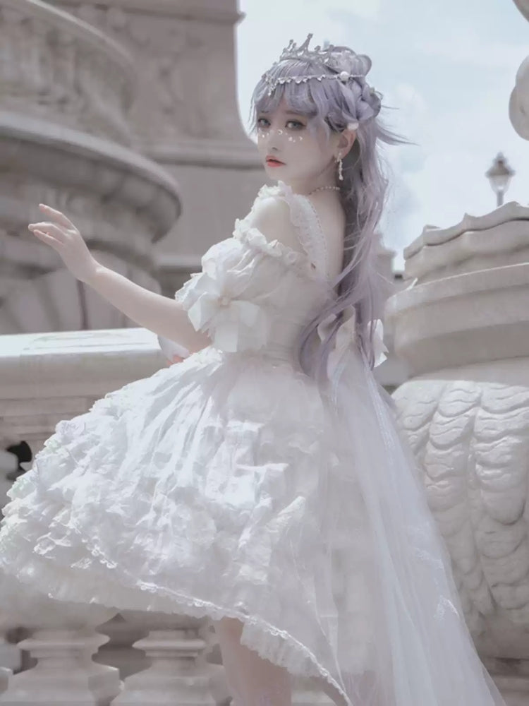 Poetry Flower Wedding Lolita Dress CAT0026