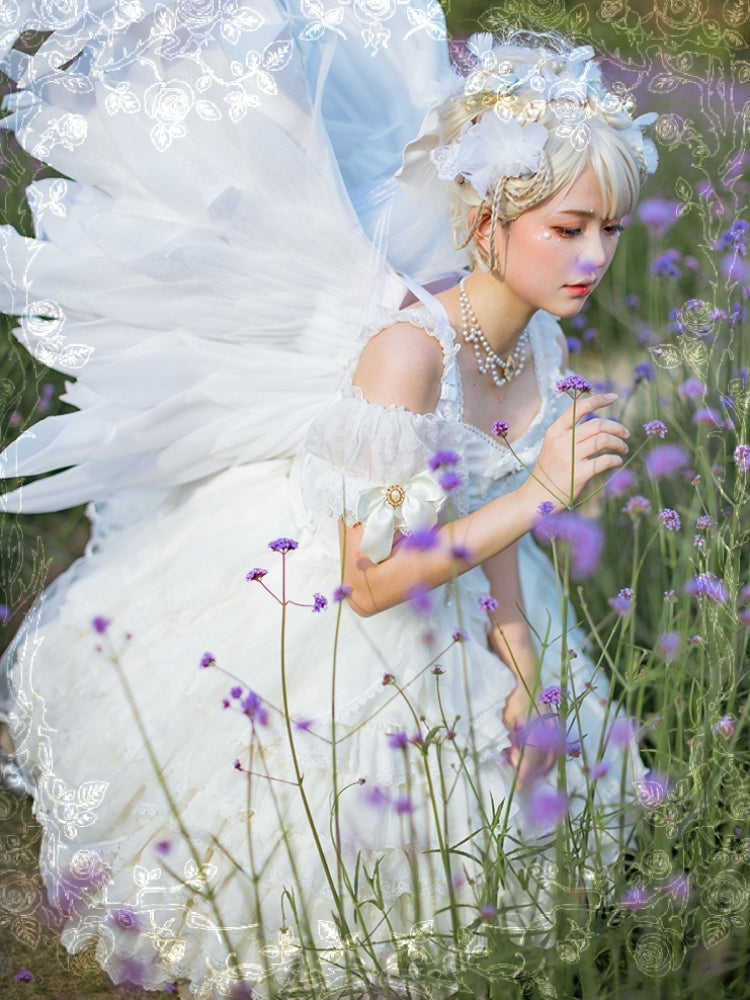 Poetry Flower Wedding Lolita Dress CAT0026