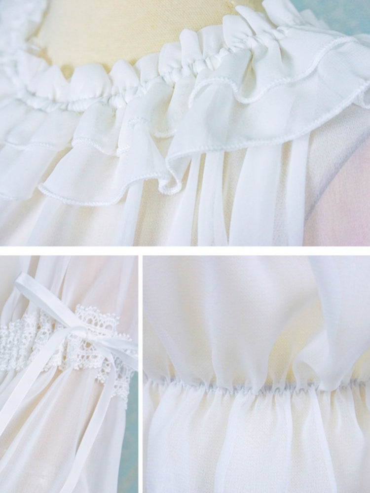 Volume Sleeve Fluffy Blouse EIY0010