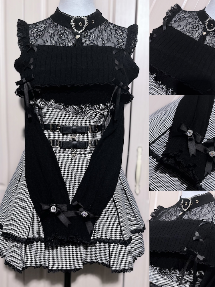 Lace Panel See-Through Knit MIL0003