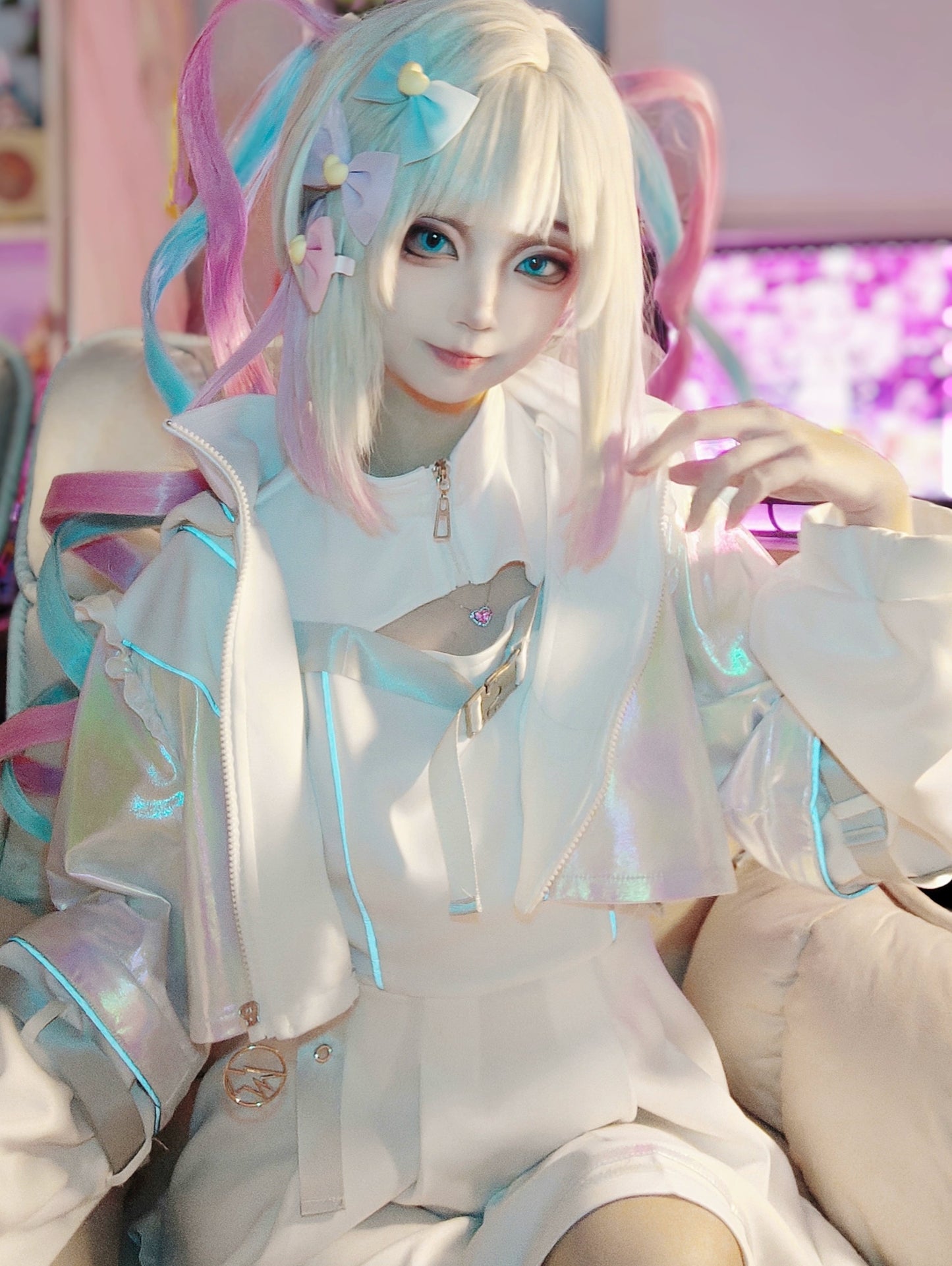 【予約商品】Laser Suit Line Design Dress MIL0008
