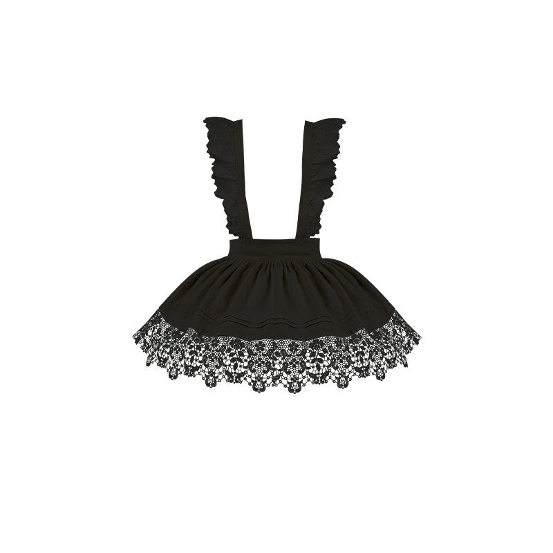Gothic Nun Long and Short Apron Twin Dress WIT0280
