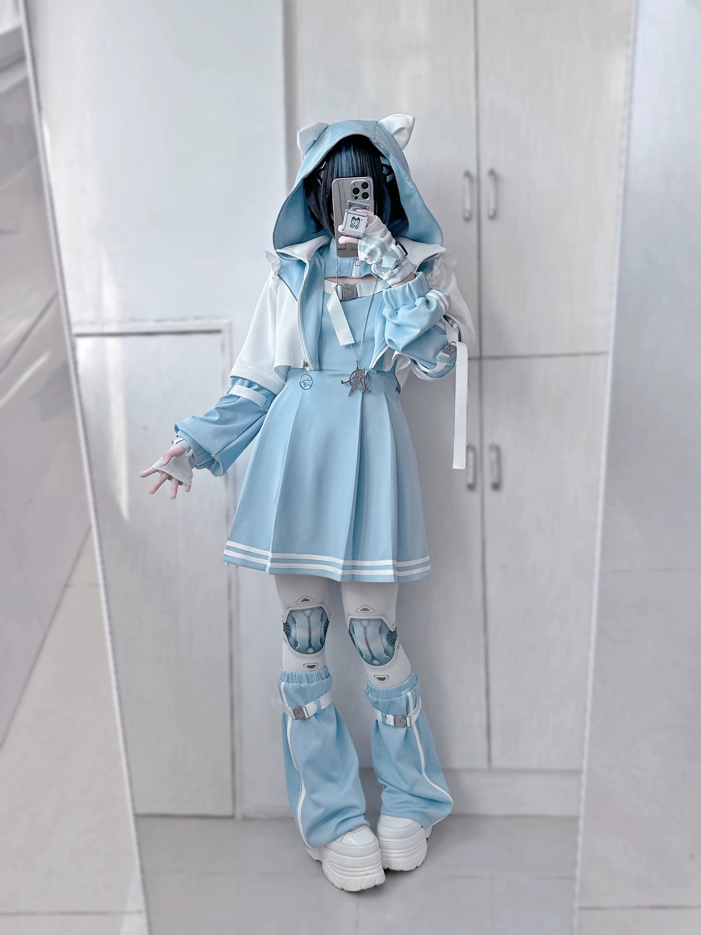 【予約商品】Laser Suit Line Design Dress MIL0008