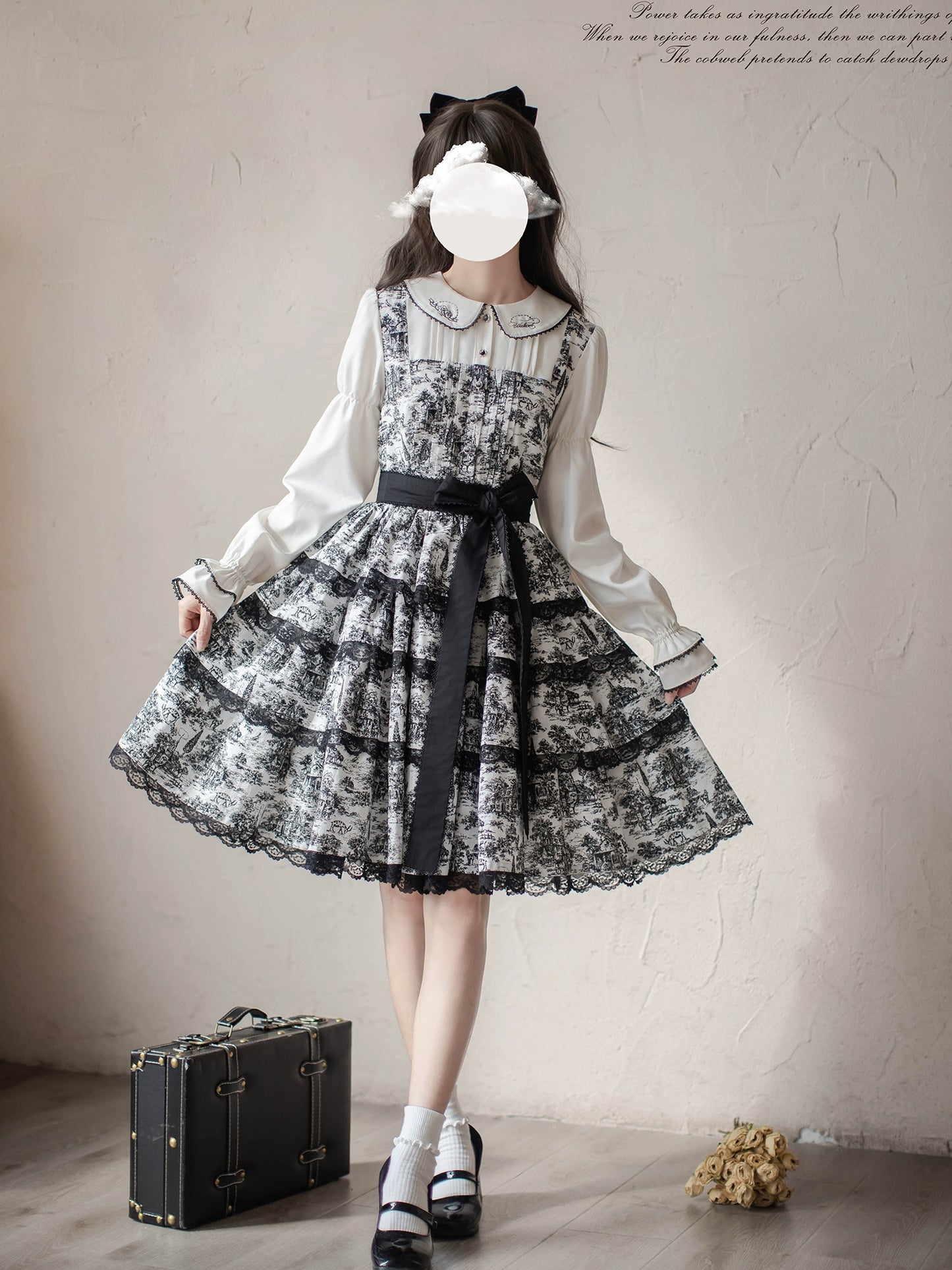 Elegant Cotton Retro Dress HUT0132