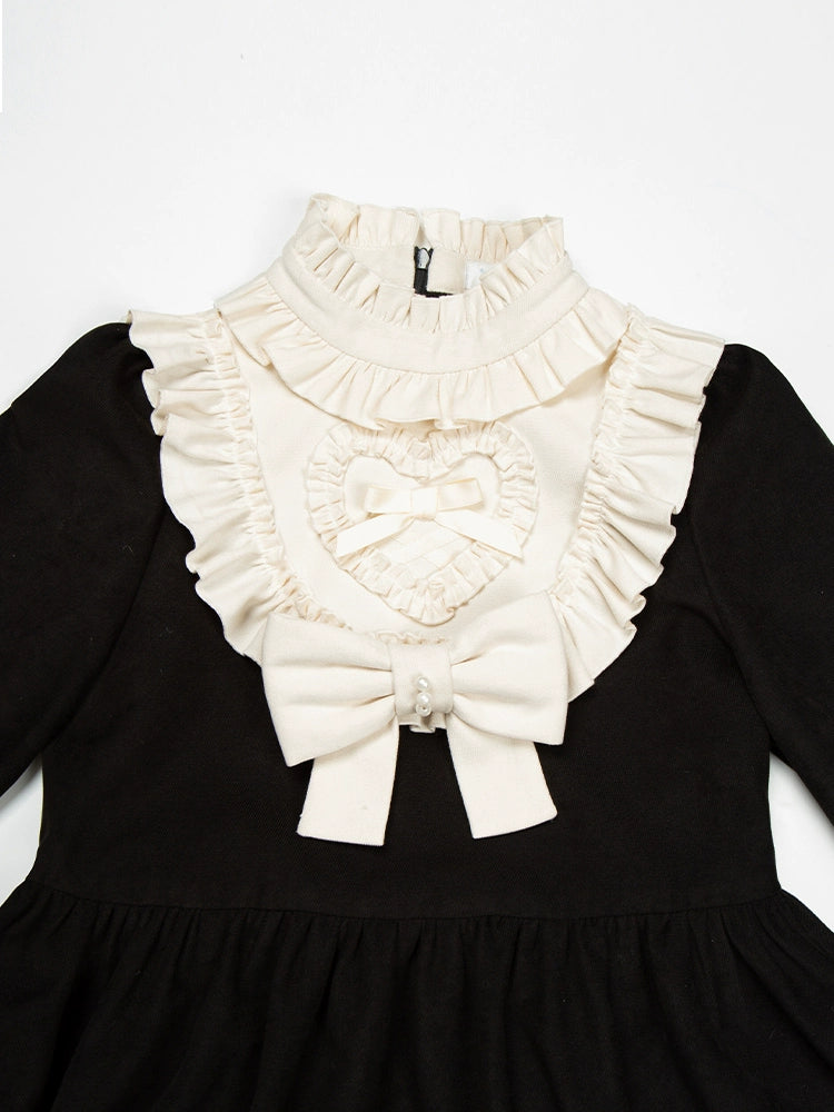 Doll-Style Lolita Lace Apron Twin Dress WIT0281