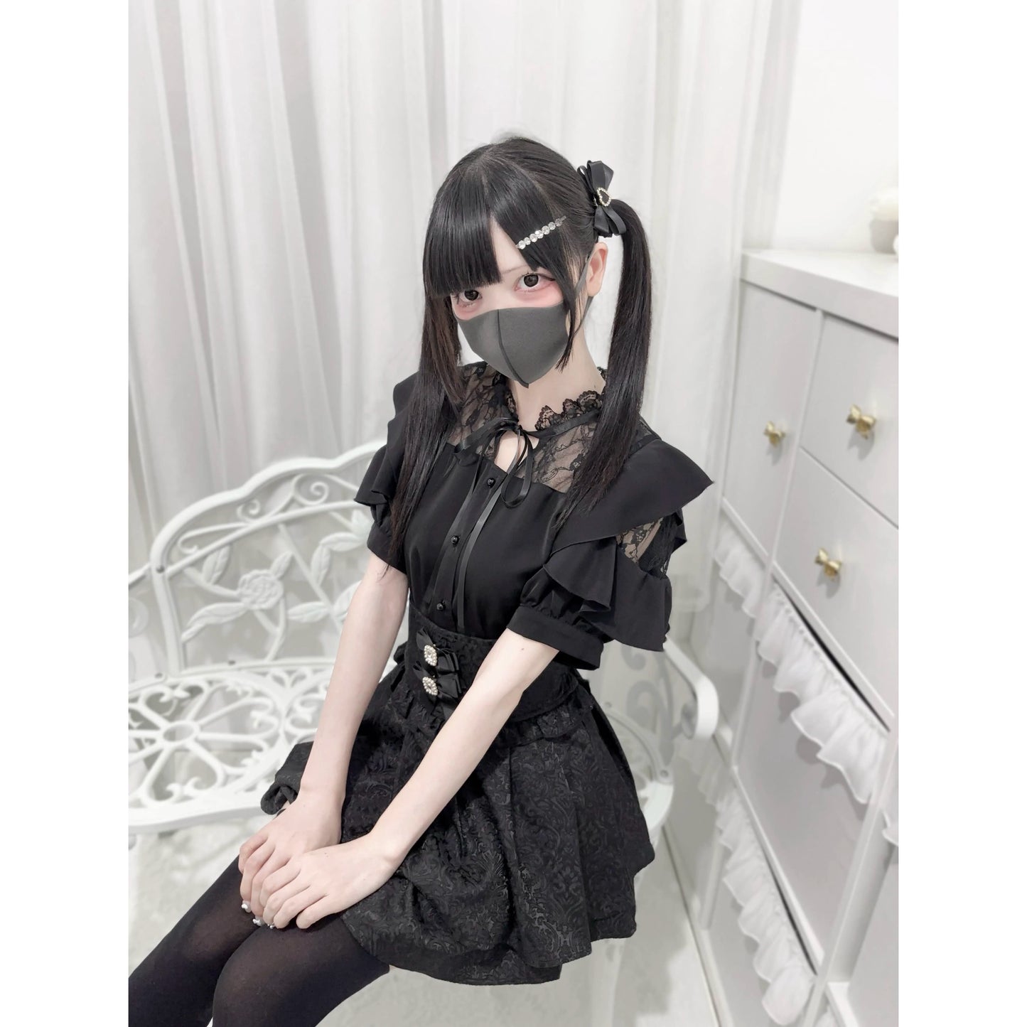 【予約商品】Ground Mine Girl Style Lace Tops NEK0037
