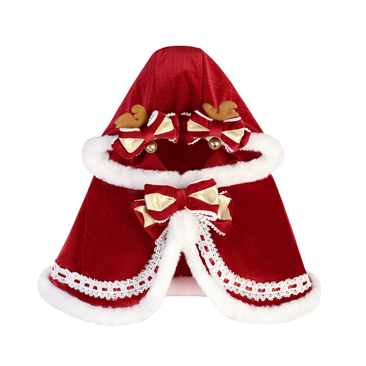 Christmas Symphony Lolita Hooded Cape Dress YOU0195