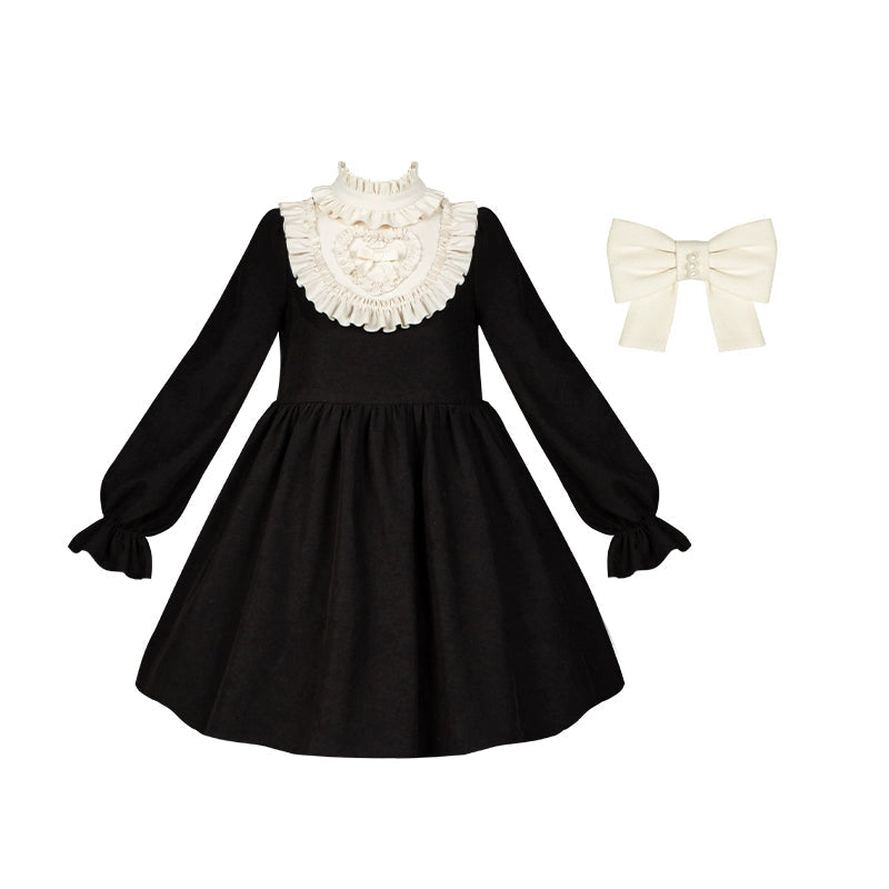 Doll-Style Lolita Lace Apron Twin Dress WIT0281