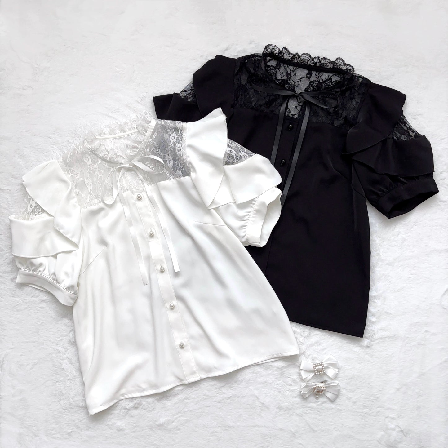 【予約商品】Ground Mine Girl Style Lace Tops NEK0037