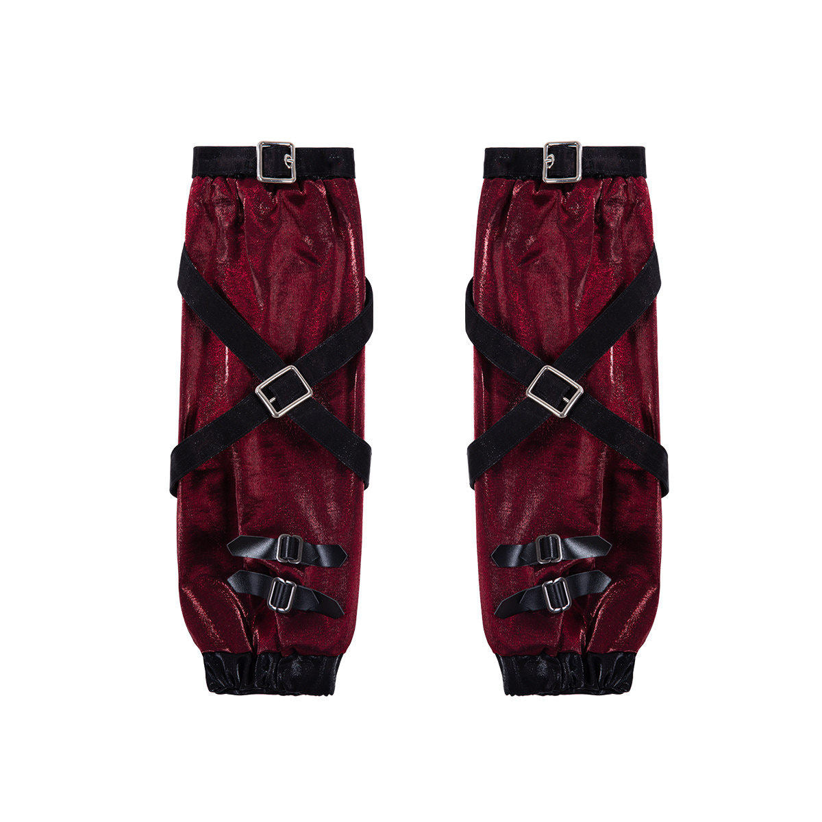 Red Black Gothic Lace-Up Corset Dress YOU0292