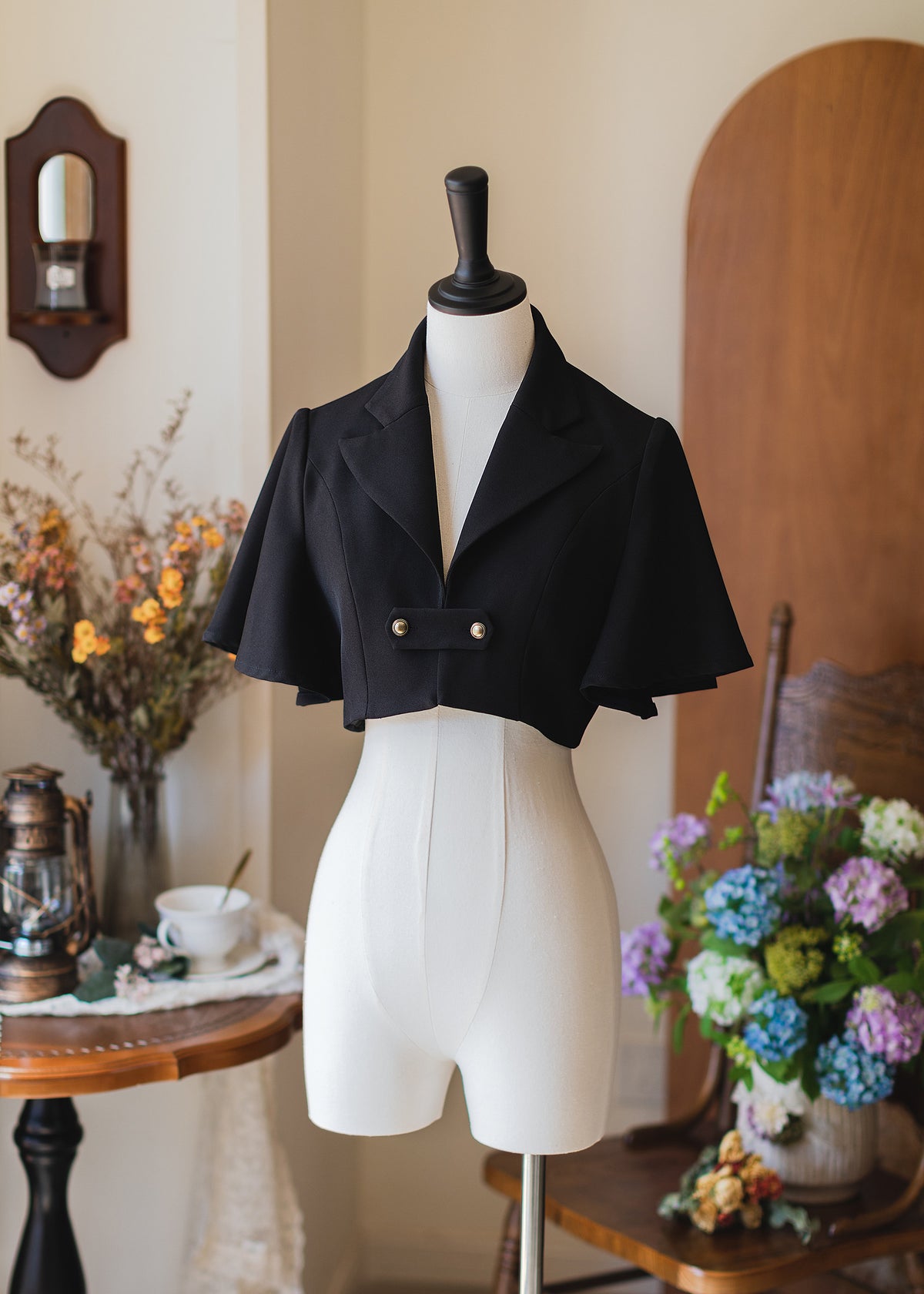 Vintage Halter Neck Corset Dress FOR0069