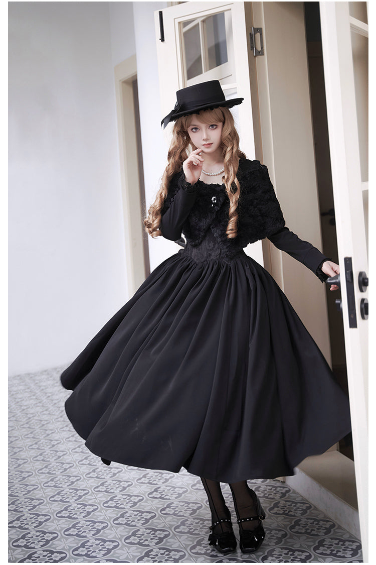 Classical Black Ribbon Jacket WIT0279