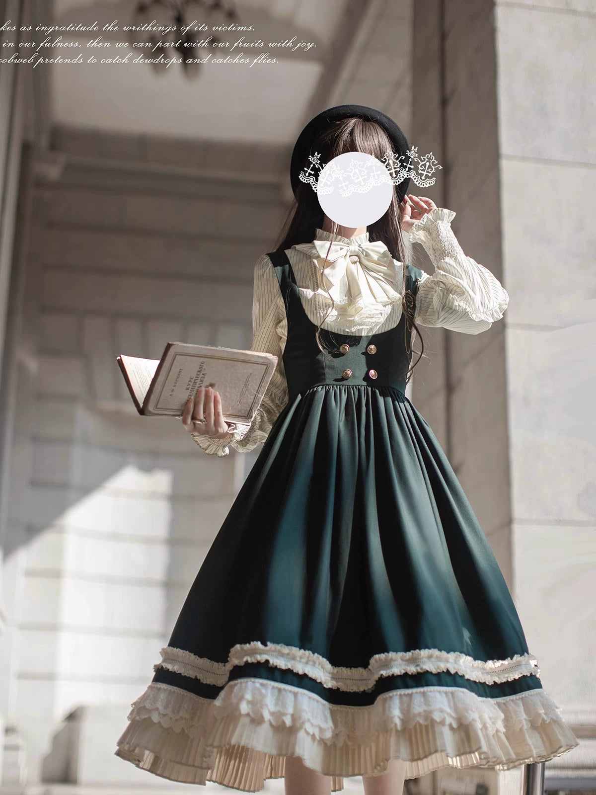 Western Preppy Style Dress HUT0127
