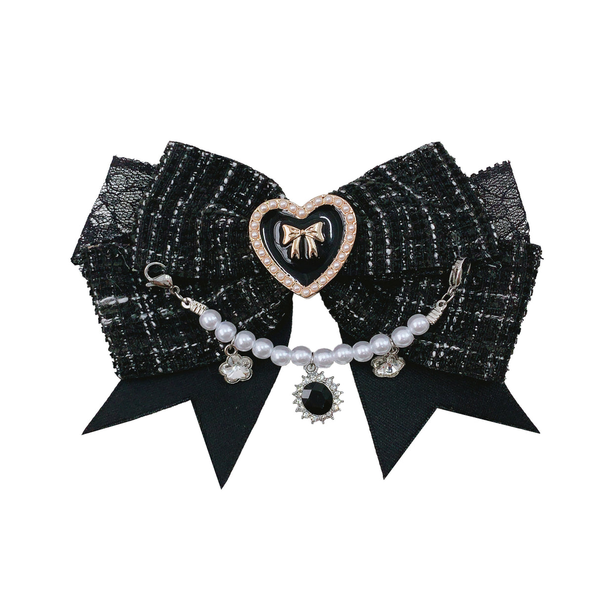 Off-Shoulder Heart Button Gothic Dress HUT0169