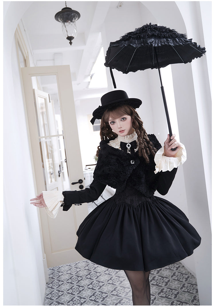 Classical Black Ribbon Jacket WIT0279