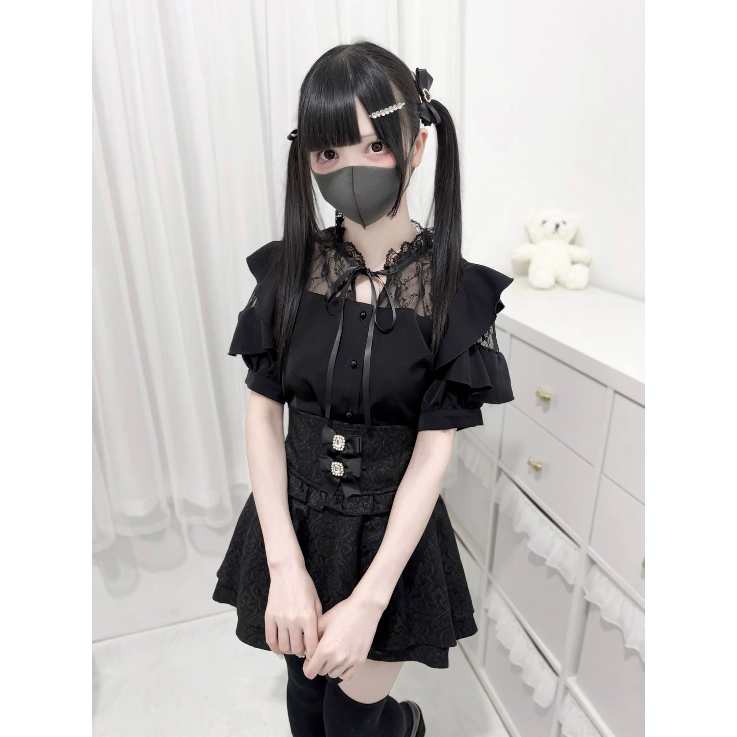 【予約商品】Ground Mine Girl Style Lace Tops NEK0037