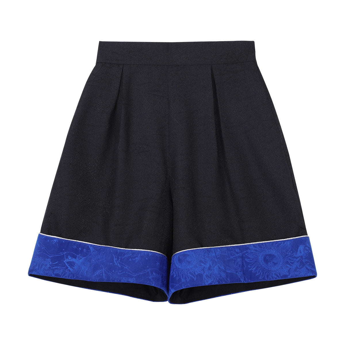 Gothic Knight Blue Shirt Vest And Shorts Set YOU0259