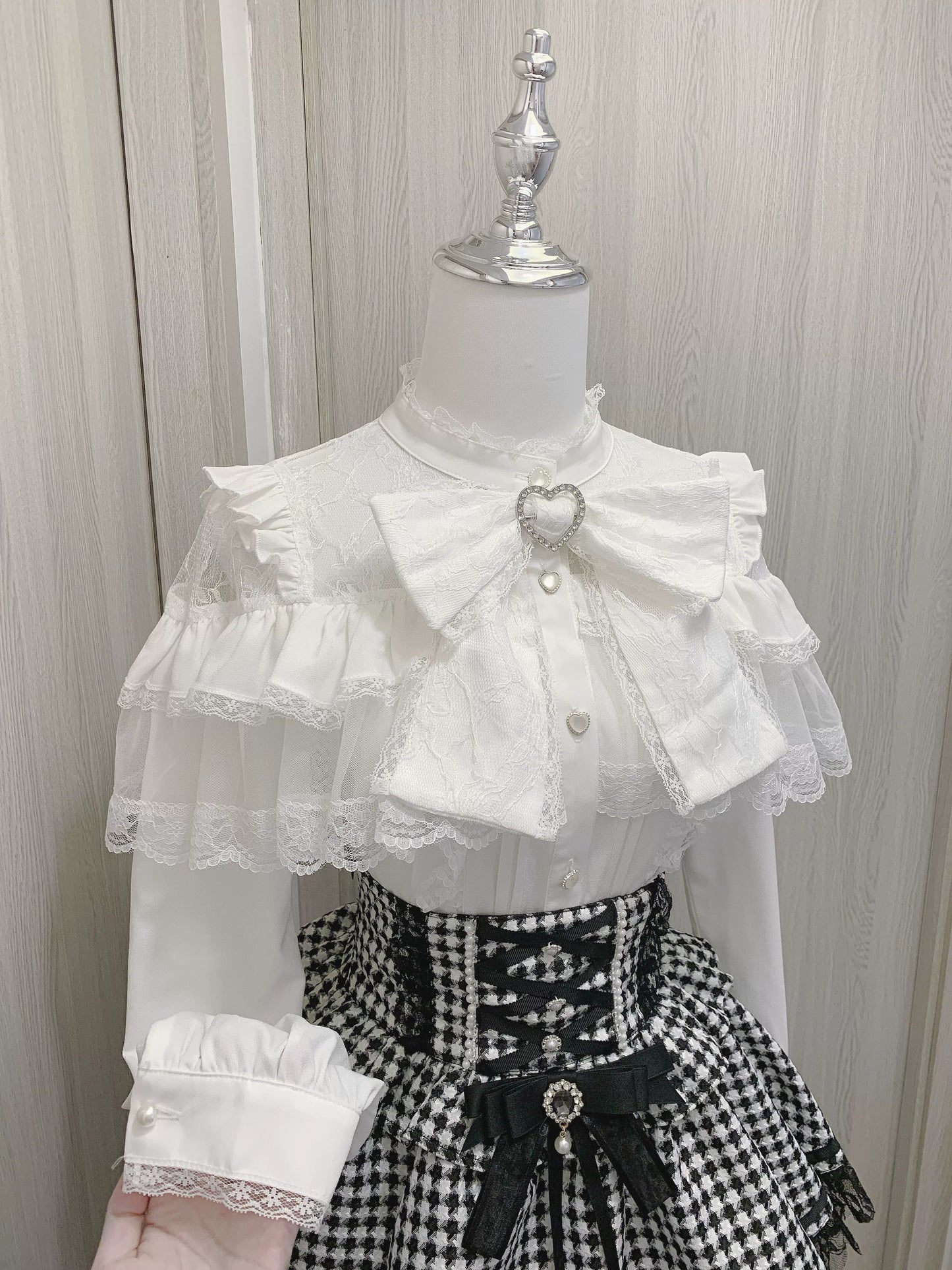Ground Mine Girl Style Big Ribbon Tops VIR0012