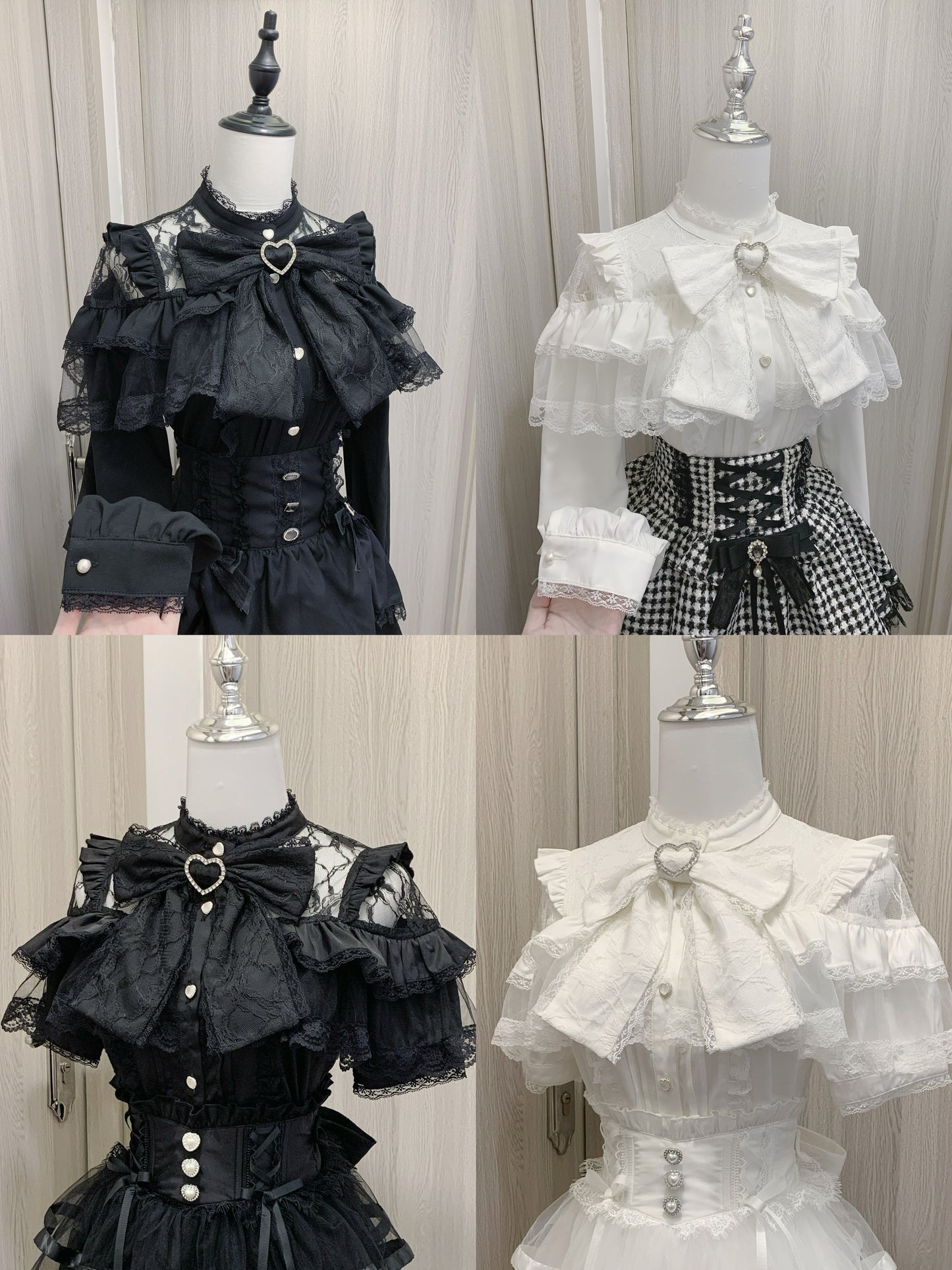 Ground Mine Girl Style Big Ribbon Tops VIR0012