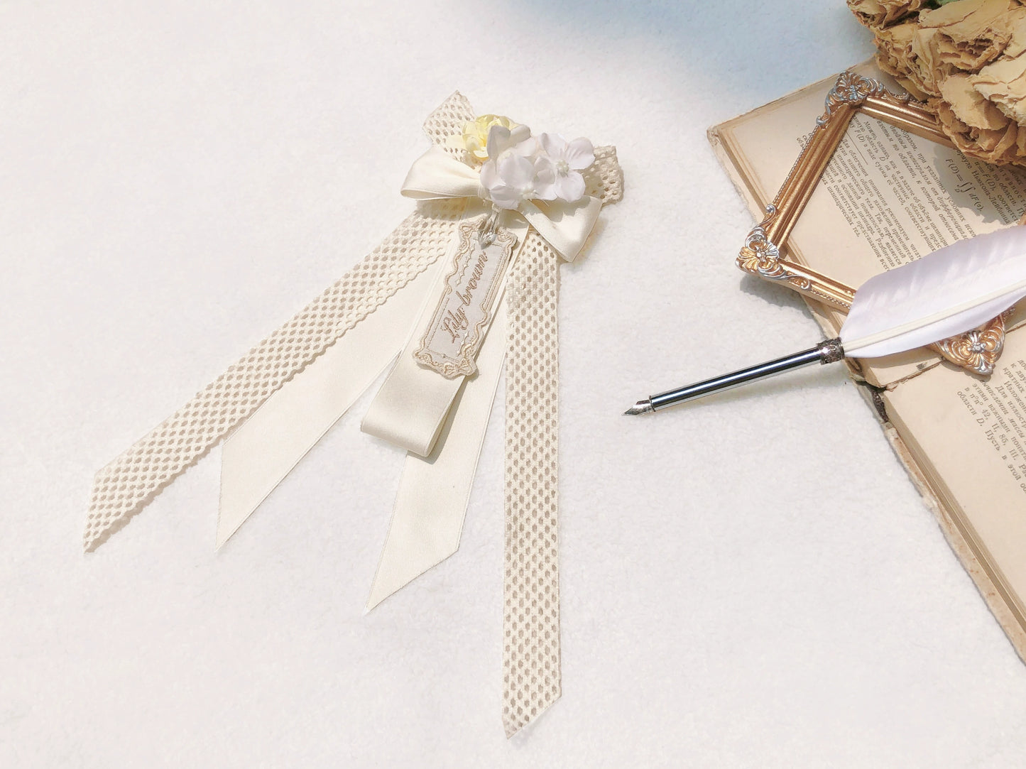 French Retro Yellow Dress HUT0001