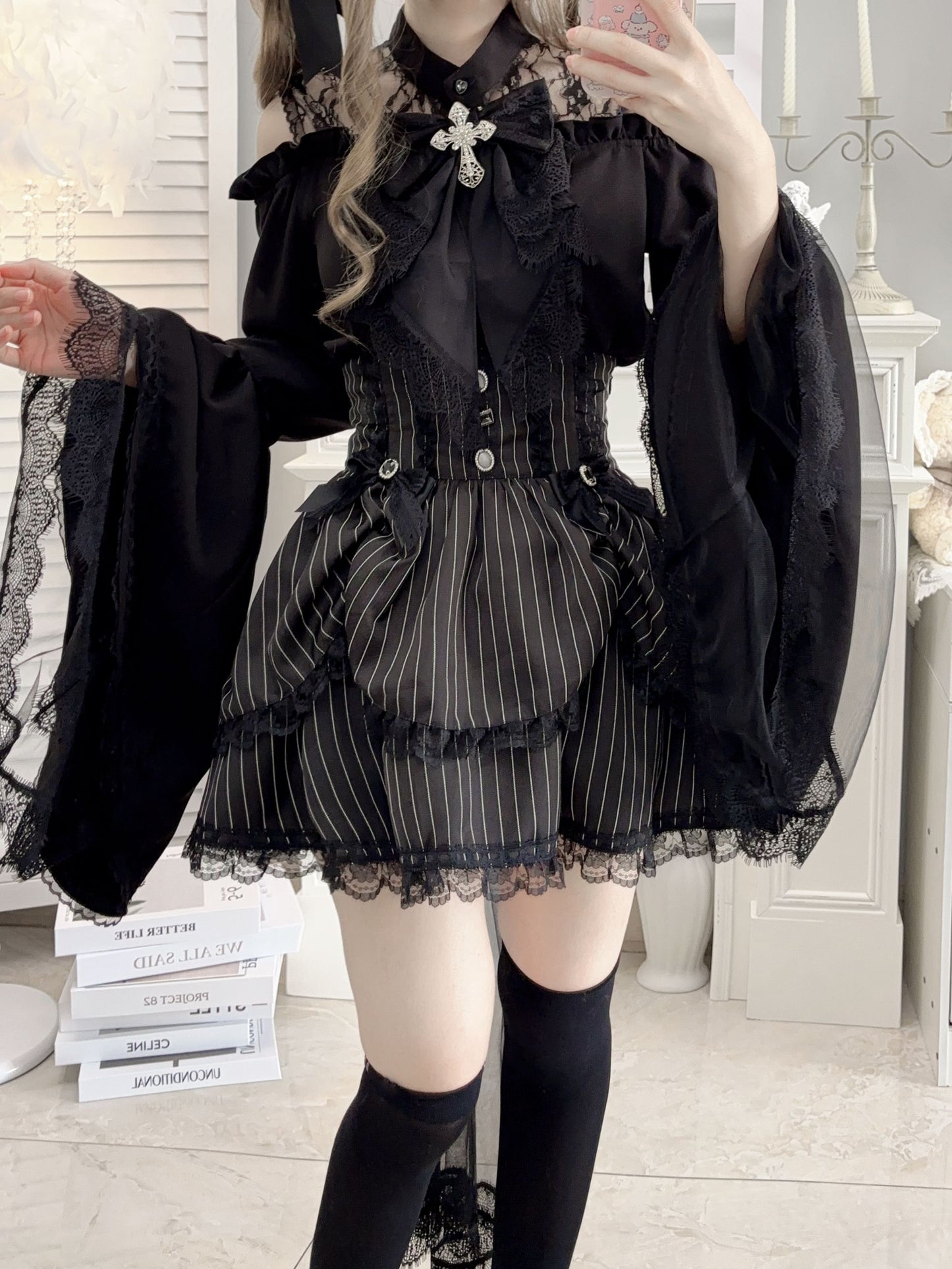 Scallop High Waist Mini Skirt VIR0006