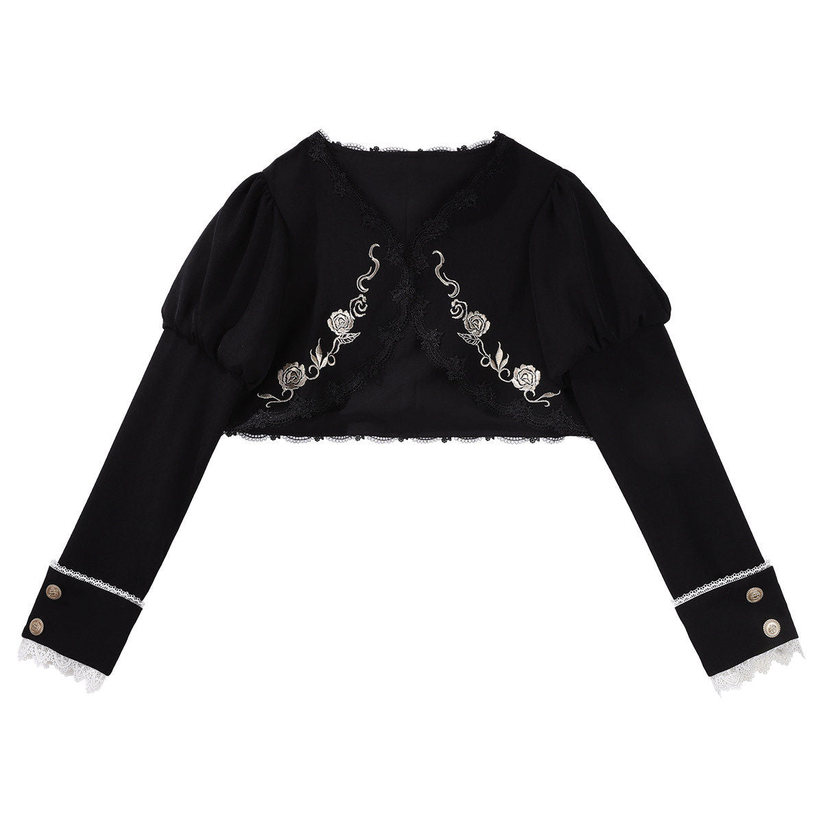 Gothic Violin Embroidered Suspender Dress Set YOU0231