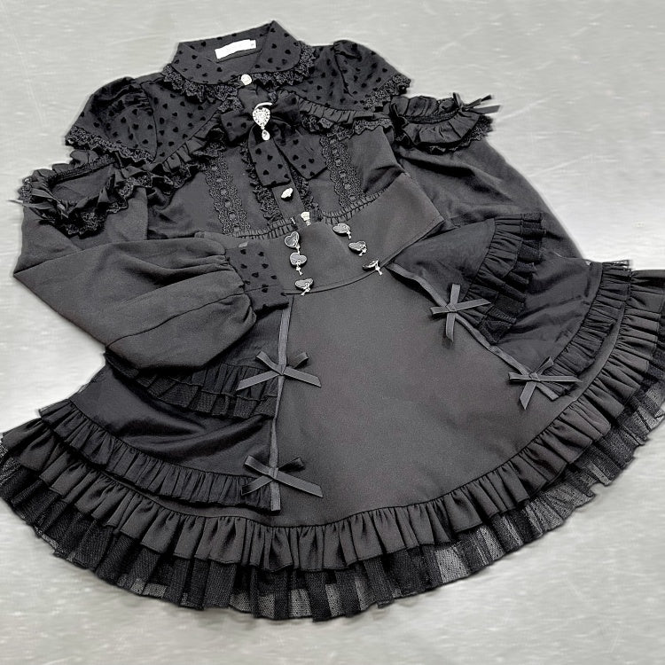 High Waist Slim Girly Sweet Frill Dress BOX0008