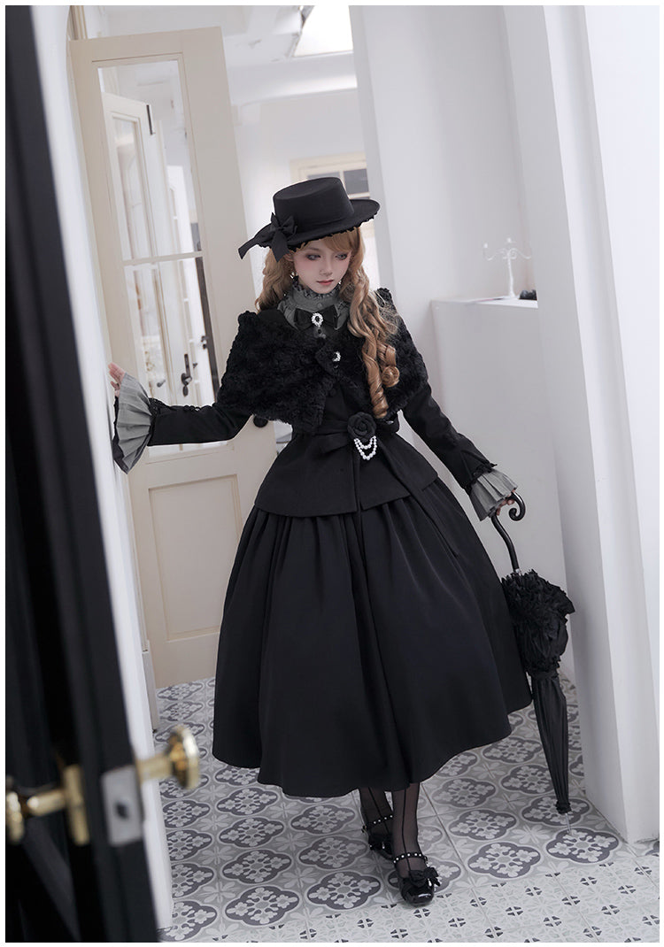 Classical Black Ribbon Jacket WIT0279