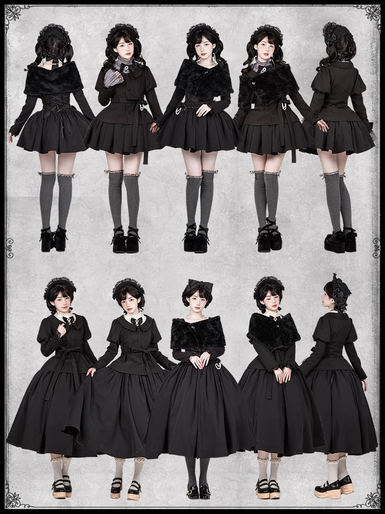 Classical Black Ribbon Jacket WIT0279