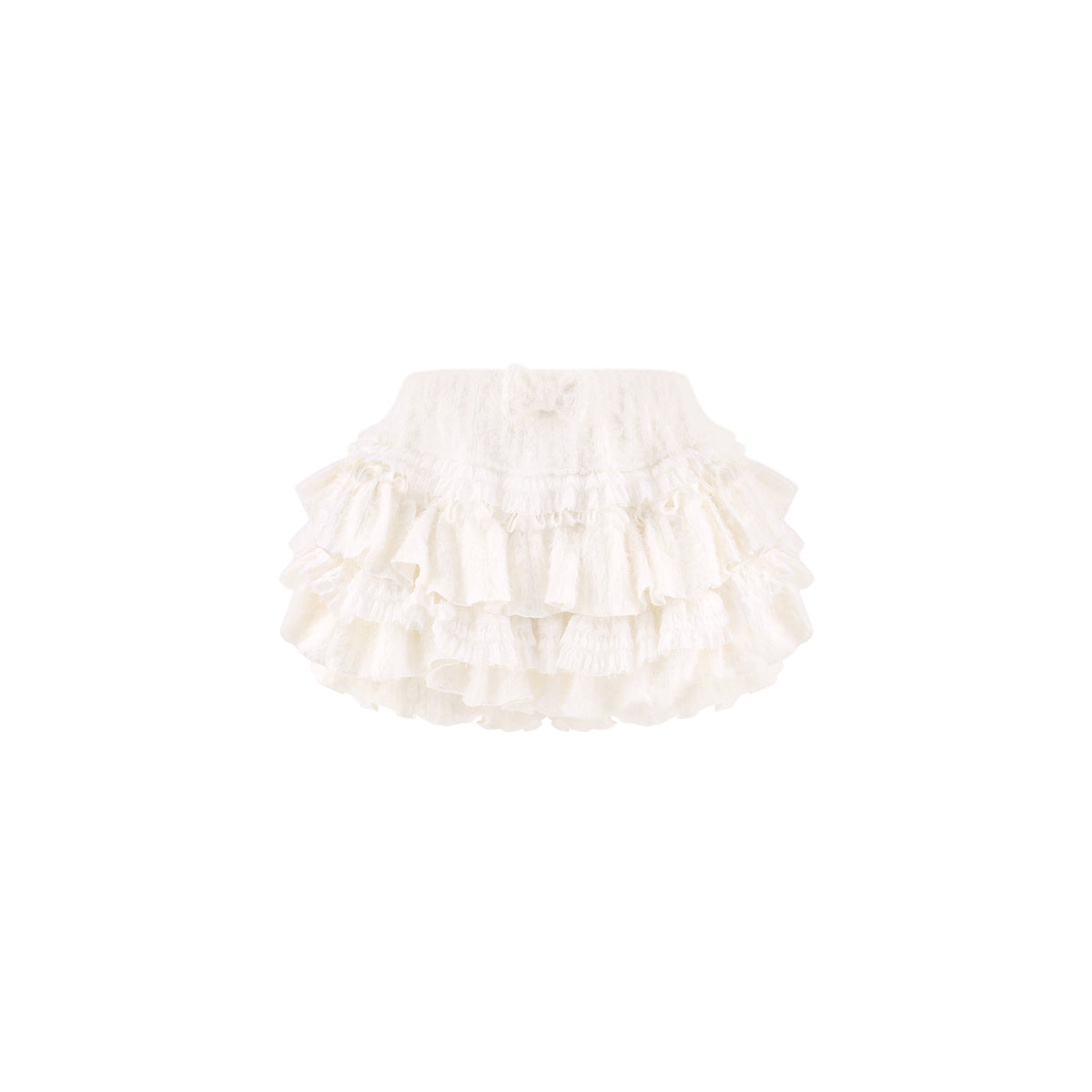Pink Fitted Knit Top With Tiered Skirt Set SER0136