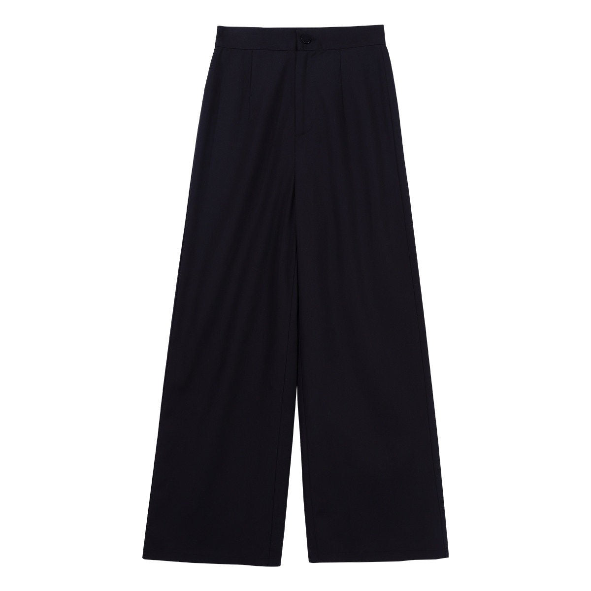Black Gothic Asymmetric Apron Pants Set YOU0291