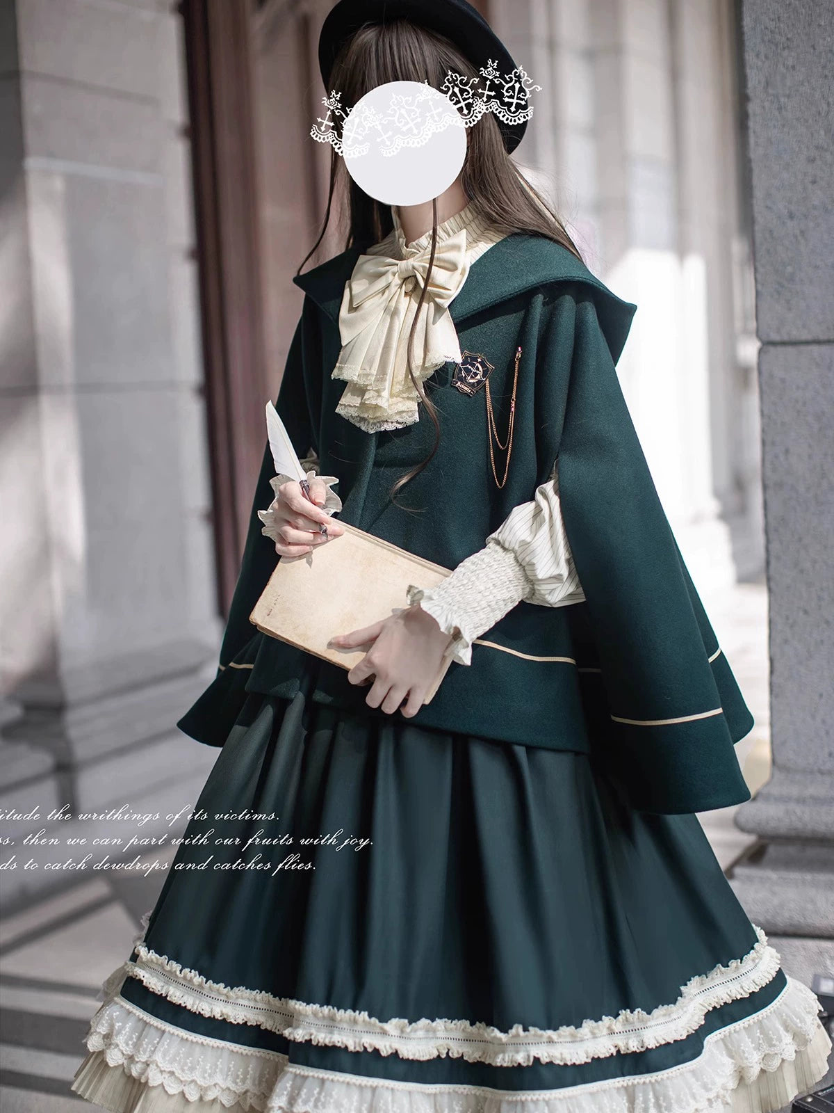 Western Preppy Style Dress HUT0127