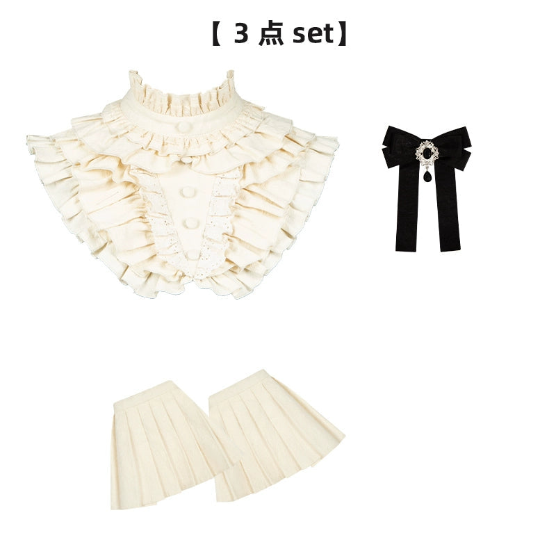 Classical Style Fake Collar Twin Dress WIT0278