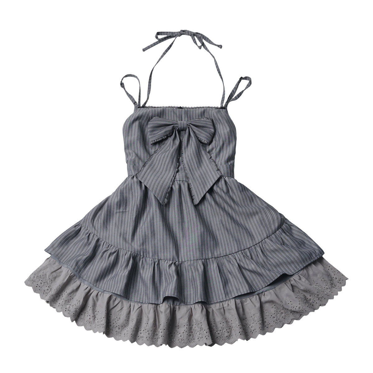 Ribbon Tie Blouse Jacket And Slip Dress PIN0051