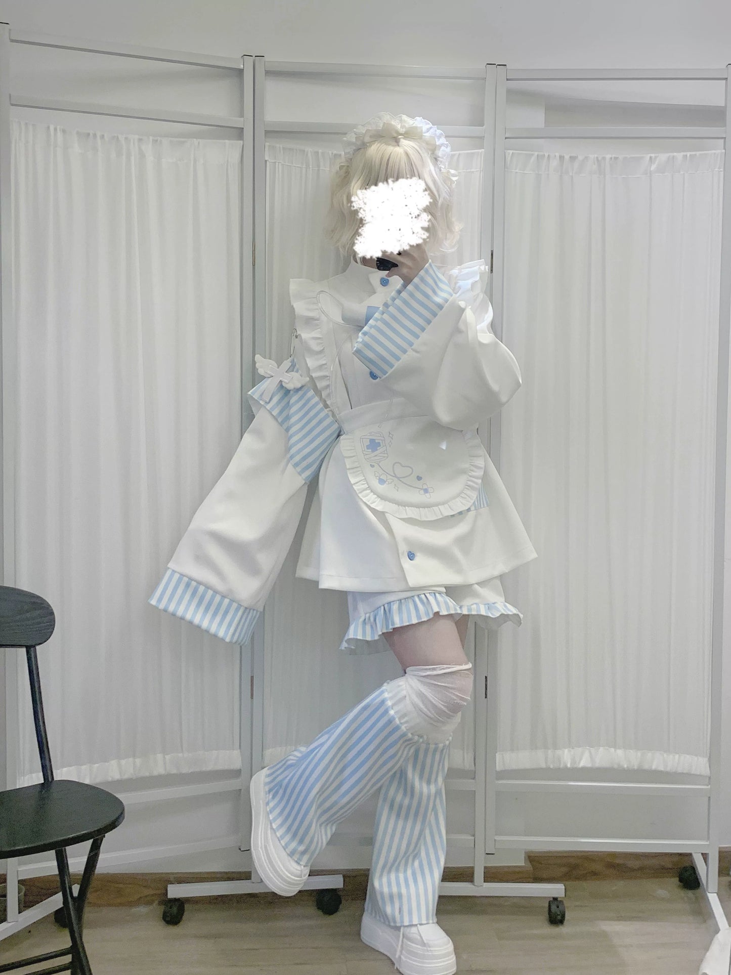 Nurse Style Subculture Two-piece Set BUG0004
