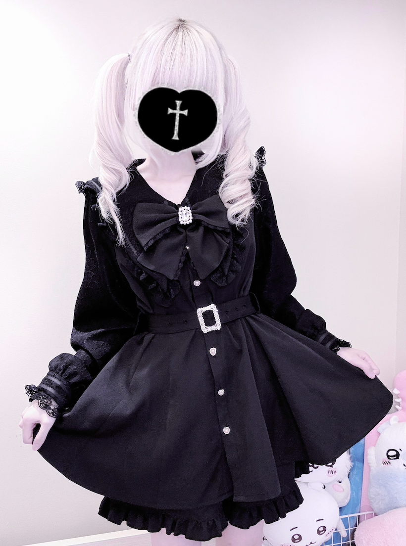 Waist Belt Checkered Dress MIL0006