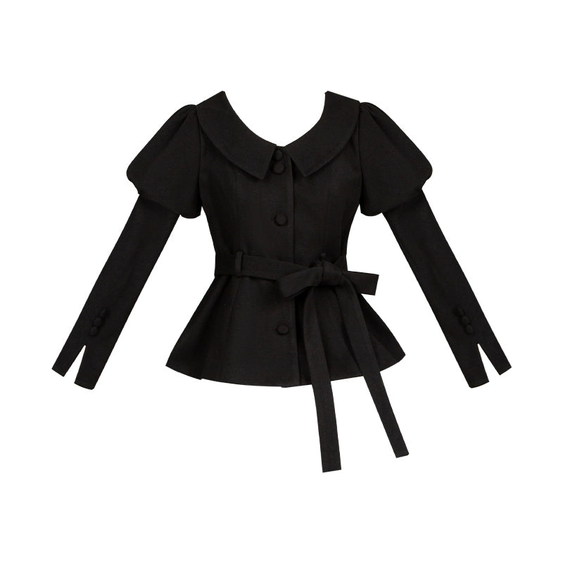 Classical Style Fake Collar Twin Dress WIT0278