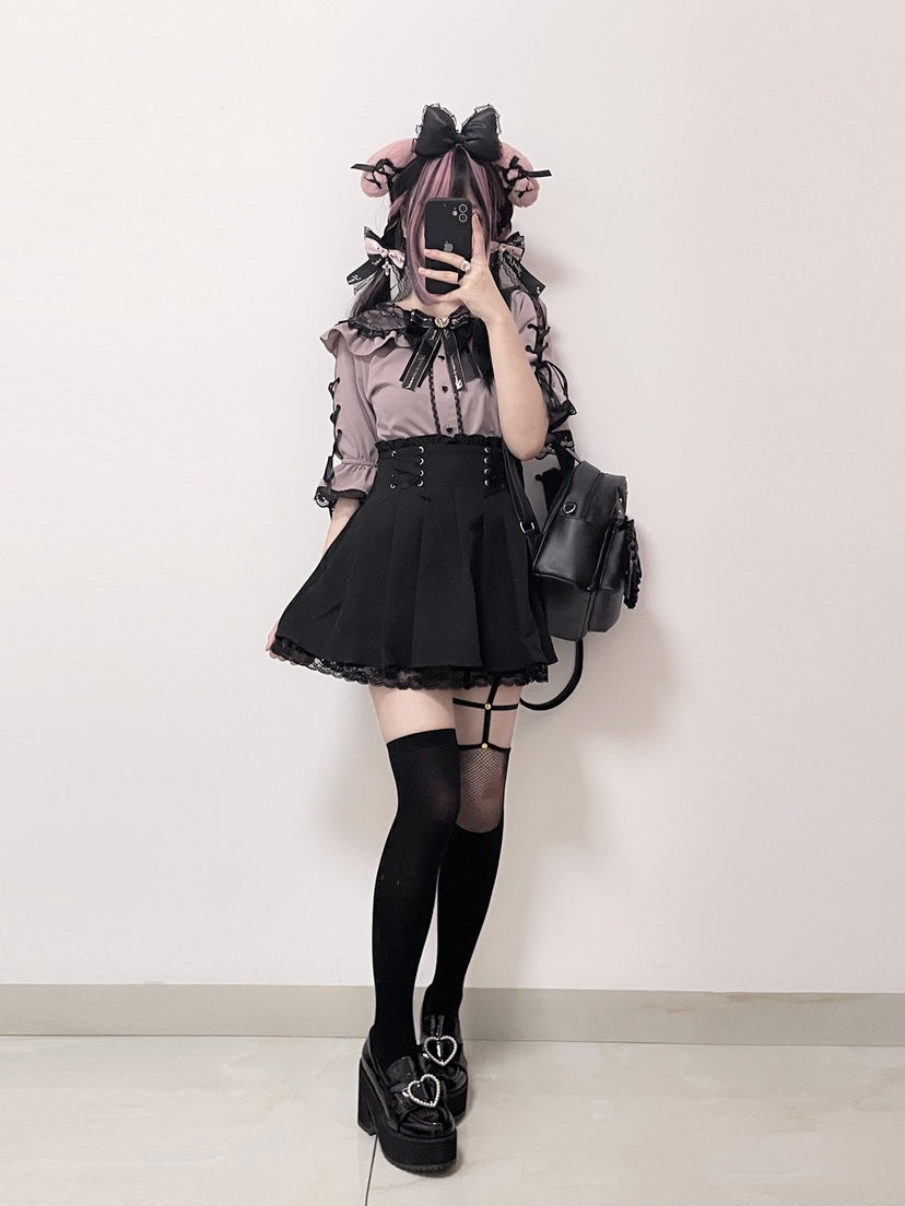 Subculture Style Big Ribbon Tops UND0001