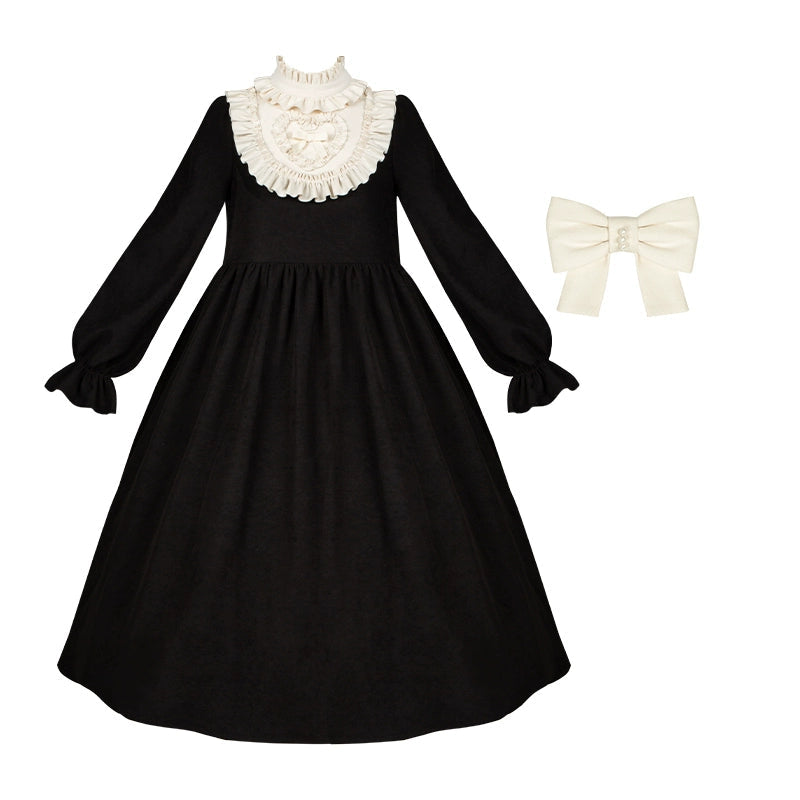 Doll-Style Lolita Lace Apron Twin Dress WIT0281