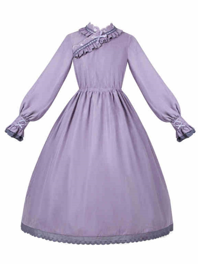 Petal Collar Lily of the Valley Embroidery Apron Lolita Dress WIT0263