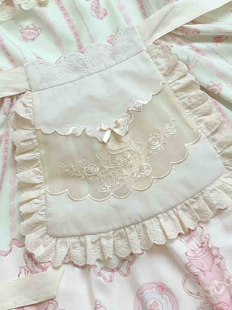 Bouquet Embroidery Long and Short Dress WIT0254