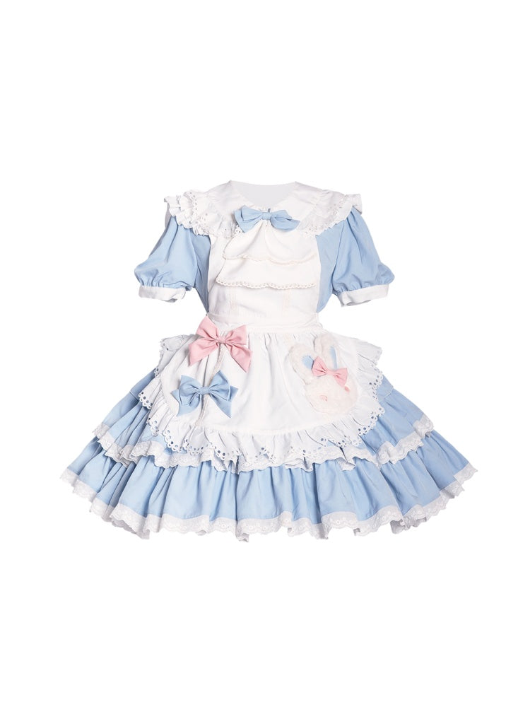 Bunny Maid Style Frill Apron Dress CAT0013