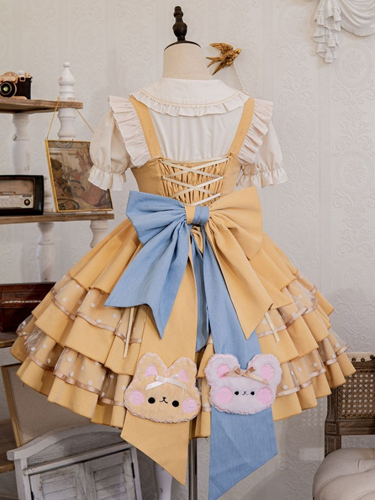 Frill Round Collar Short Sleeve Shirt CAT0012