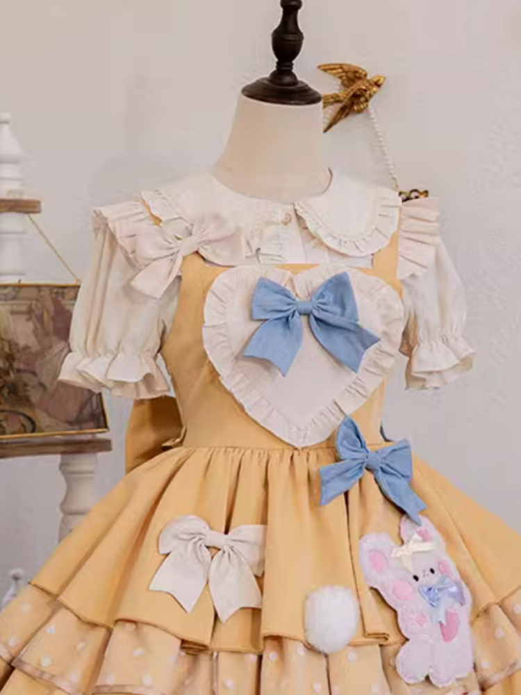 Frill Round Collar Short Sleeve Shirt CAT0012