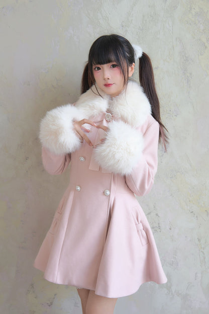 Sweet Fur Flare Pearl Double Coat NOG0007