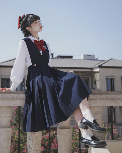 School Uniform Style Jacket & skirt HUT0061