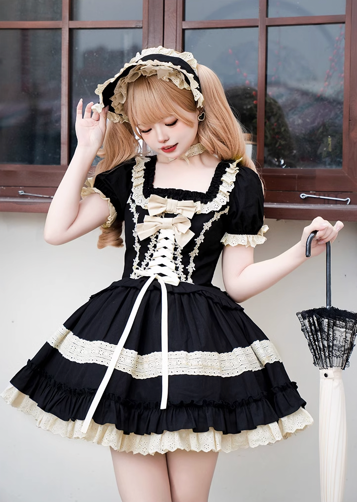 White Ribbon Lolita Dress WIT0024