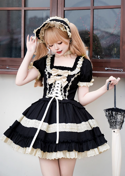 White Ribbon Lolita Dress WIT0024